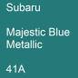 Preview: Subaru, Majestic Blue Metallic, 41A.